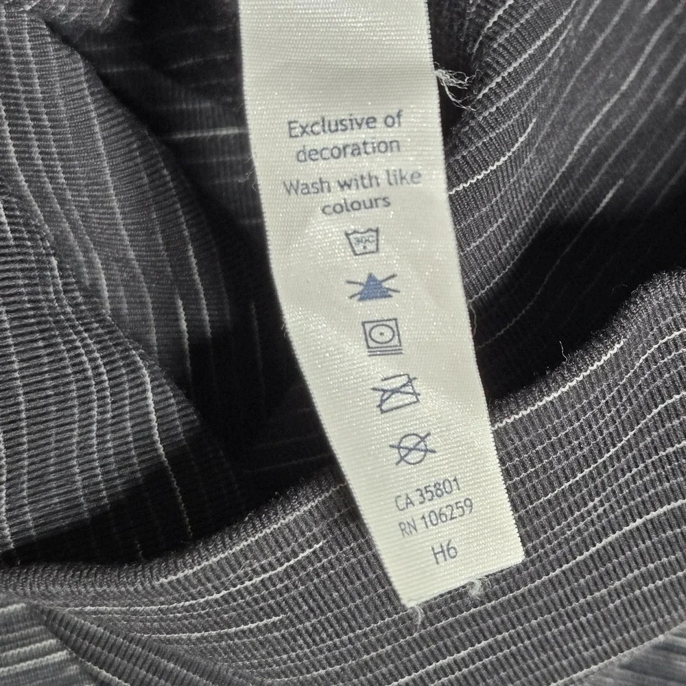 Lululemon Wunder Under High Rise Leggings 4 Space Dye Ombré Black Gray‎ 33